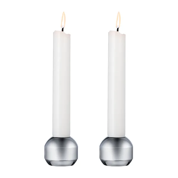 Silhouette ljusstake 34 2-pack, Chrome