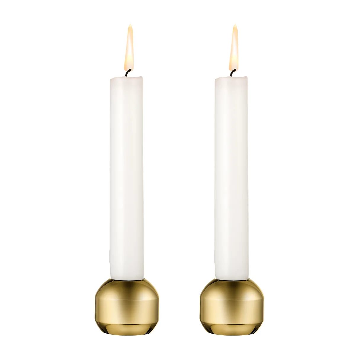 LIND DNA Silhouette lysestage 34 2-pak Guld billede