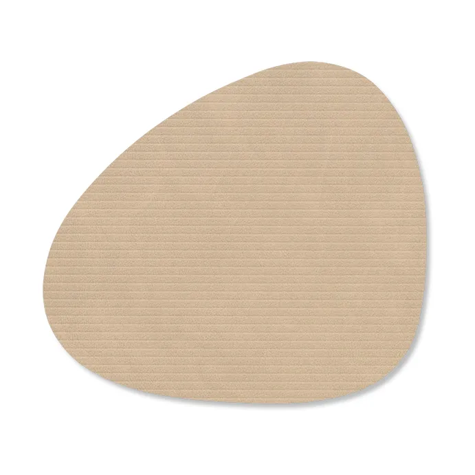 LIND DNA Sous-verre Corduroy curve Sand