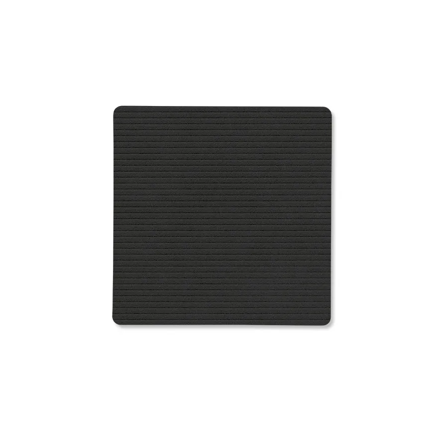 LIND DNA Sous-verre Corduroy square Black ink