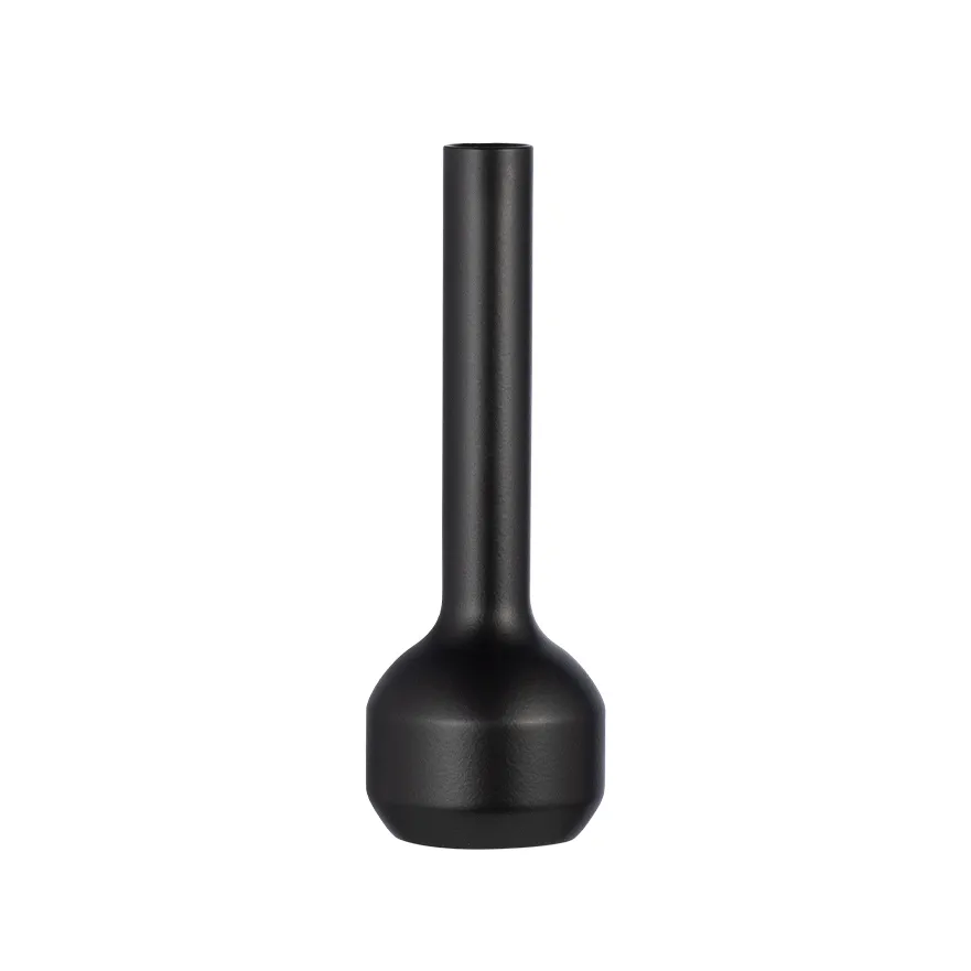 LIND DNA Vase Silhouette 120 Black steel