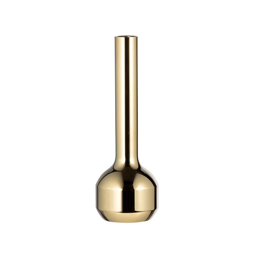 LIND DNA Vase Silhouette 120 Gold plated