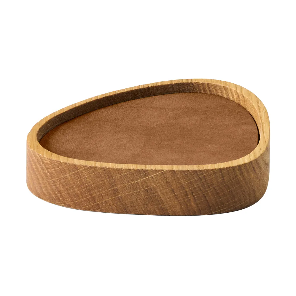 LIND DNA Wood Box glasbrikker sæt Nature-oak, curve, S, Nupo nature, 9 dele