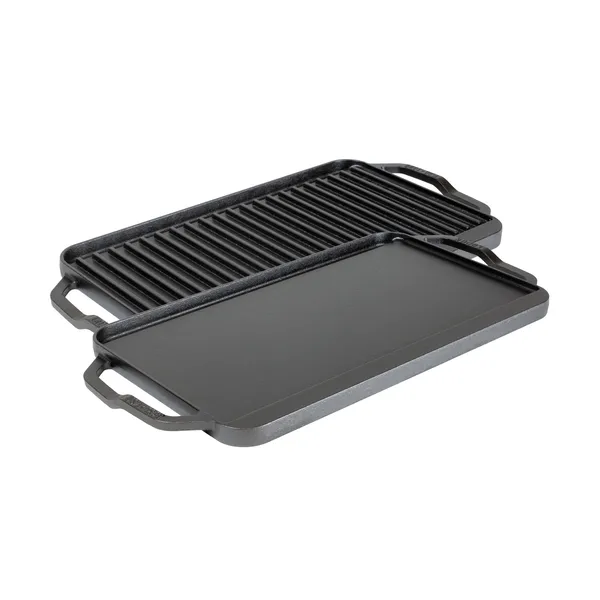 Chef collection vändbar stek- och grillplatta, 50x25 cm