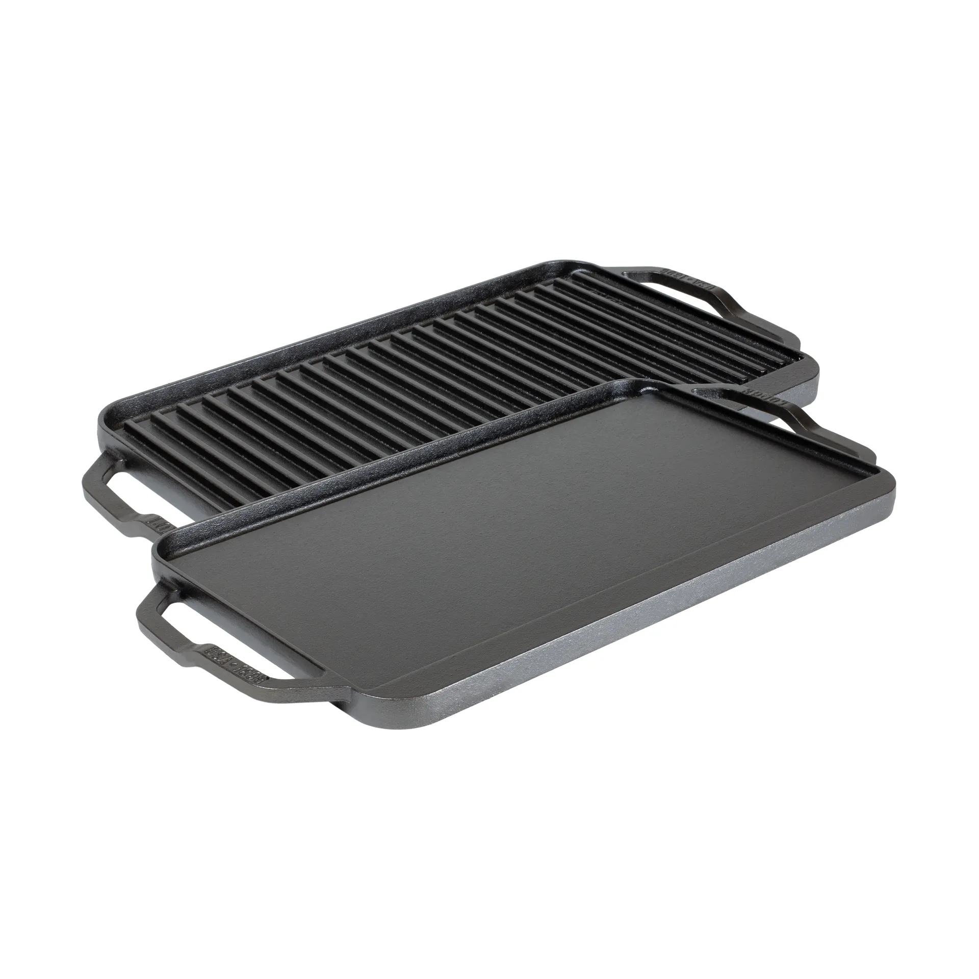 Lodge Chef collection vendbar stege- og grillplade 50x25 cm
