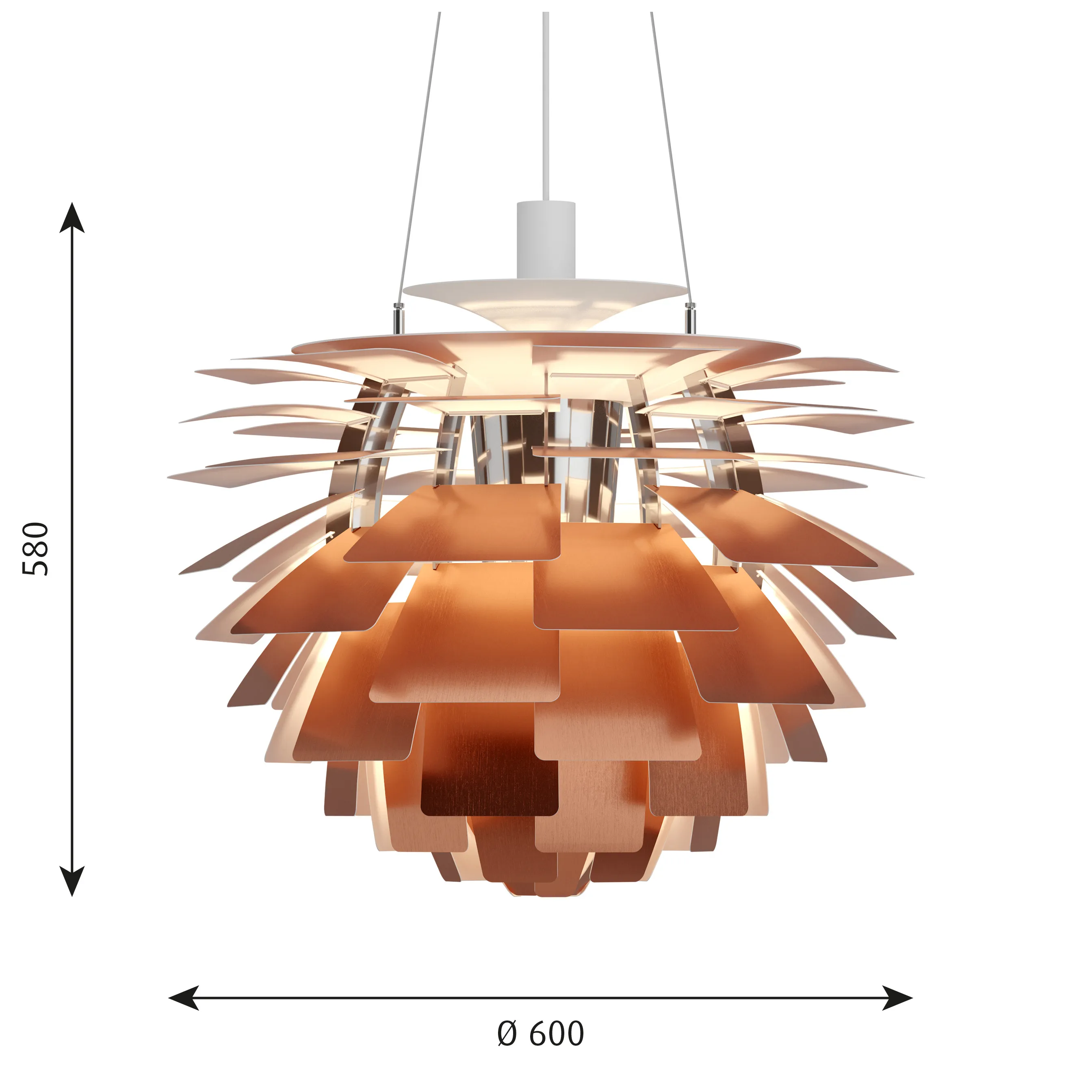 PH Artichoke pendant lamp Ø60 cm from Louis Poulsen - NordicNest.com