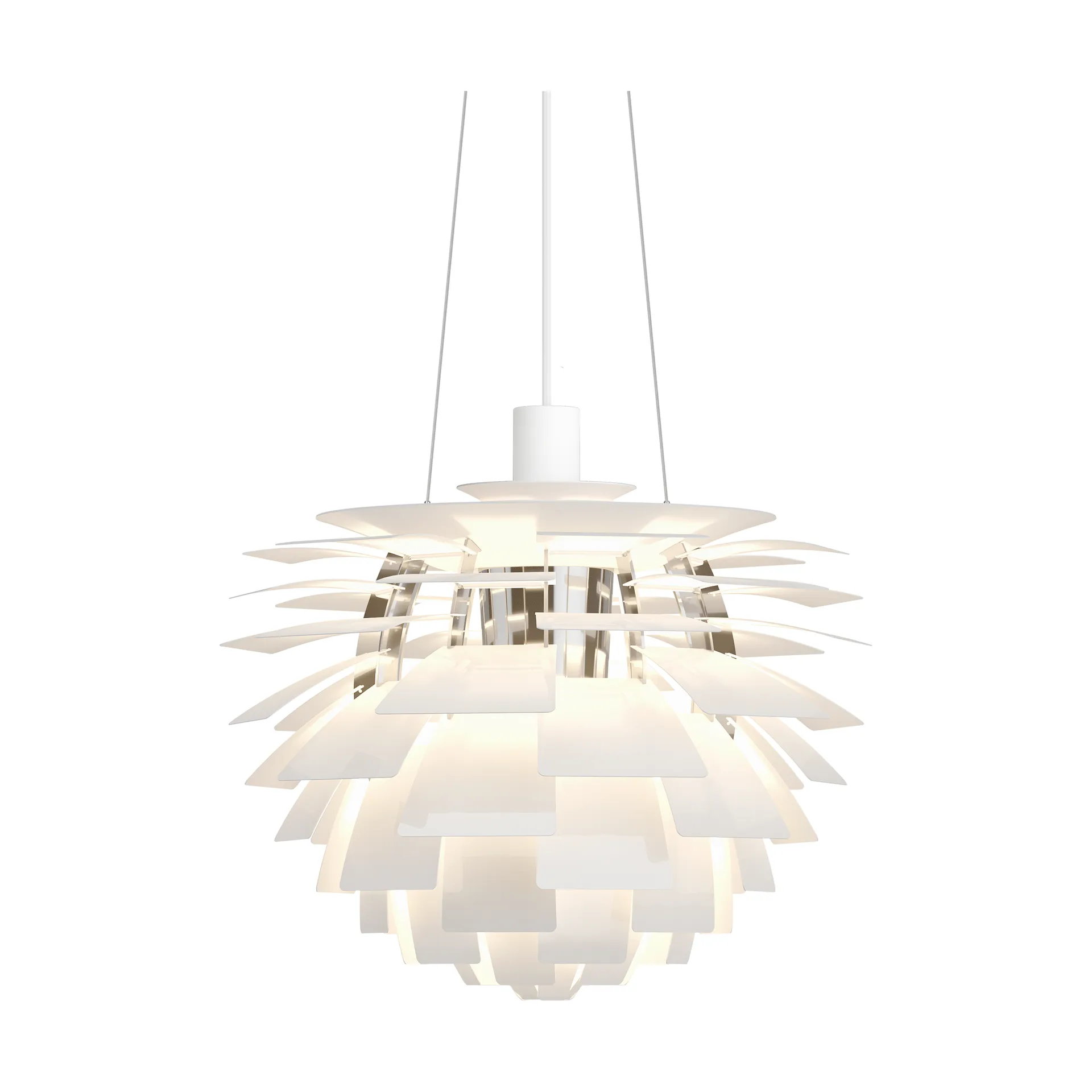 Louis Poulsen Suspension PH Artichoke LED Blanc, Ø