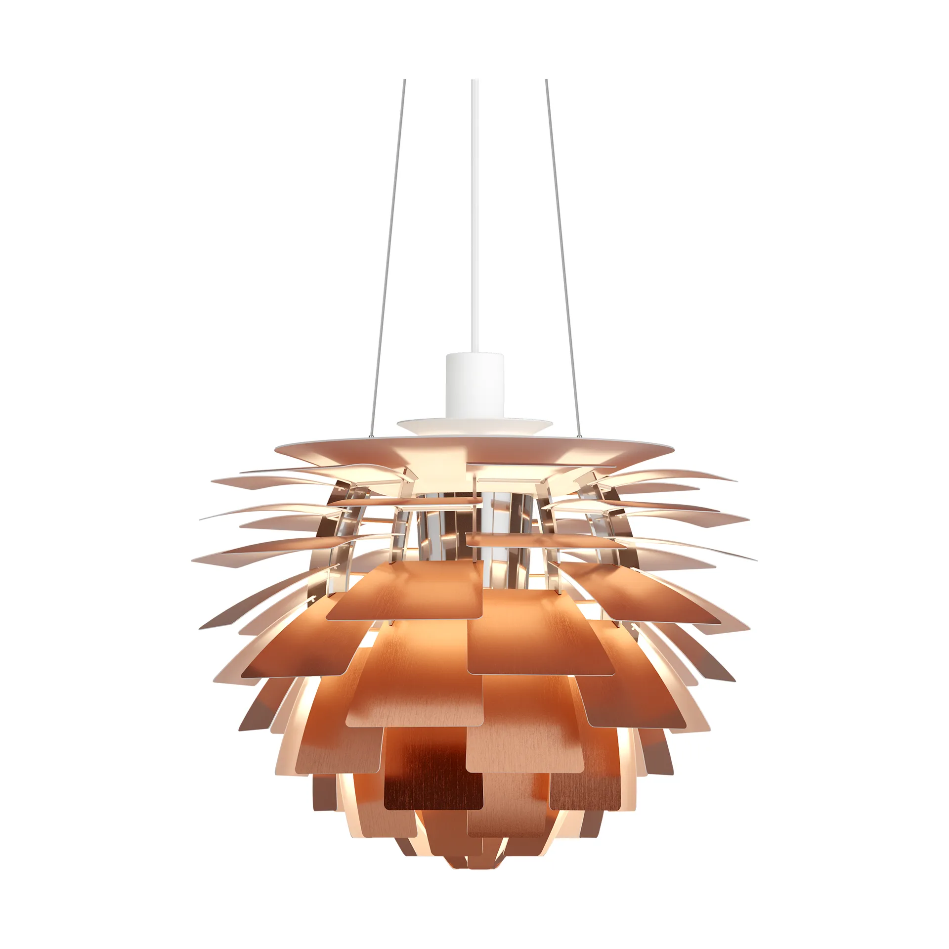 Louis Poulsen Suspension PH Artichoke LED Cuivre, Ø