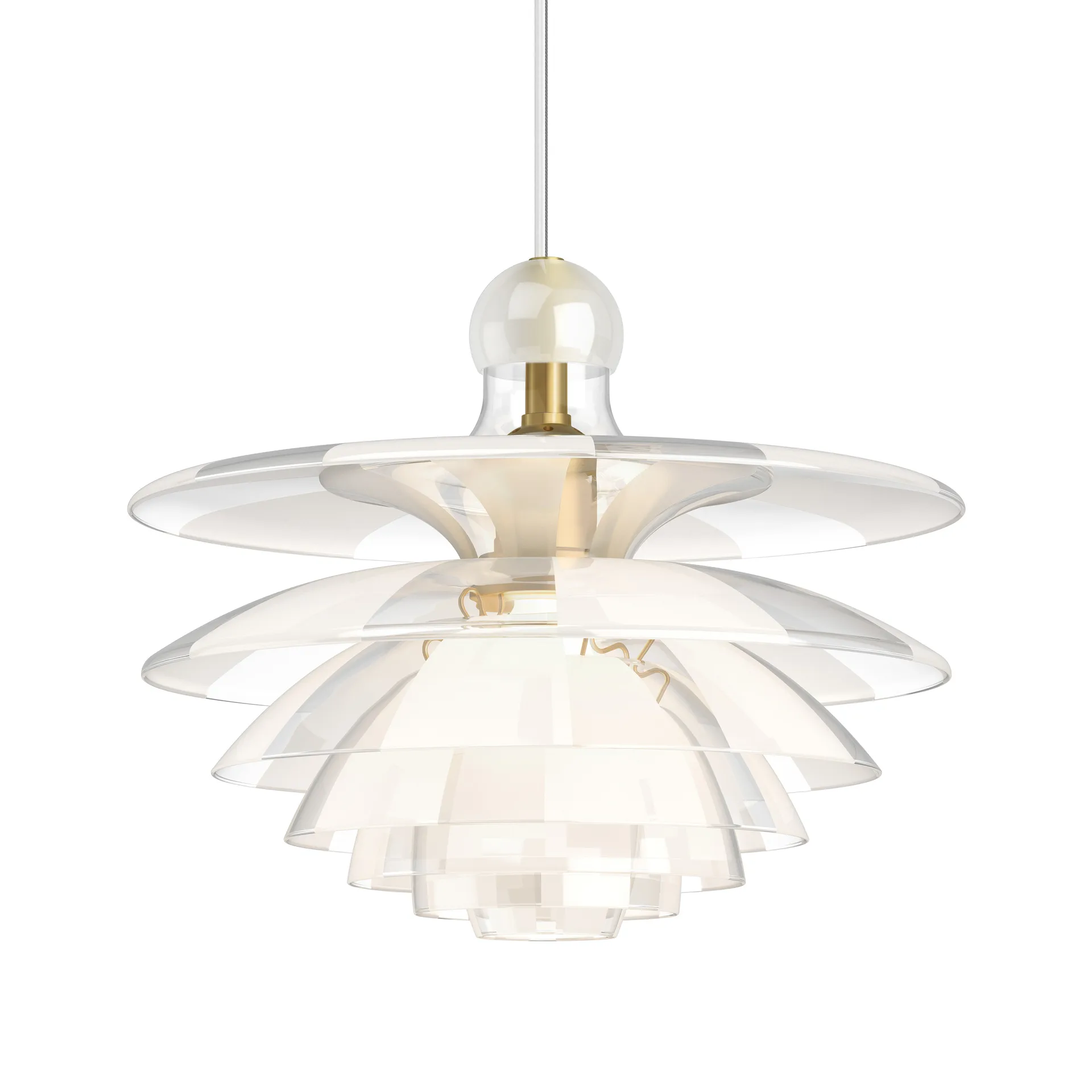 Louis Poulsen Suspension PH Septima Ø Verre