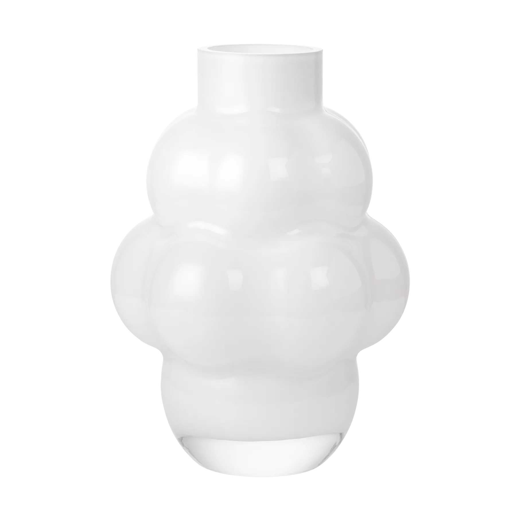 Louise Roe Vase 04 Balloon Opal Blanc