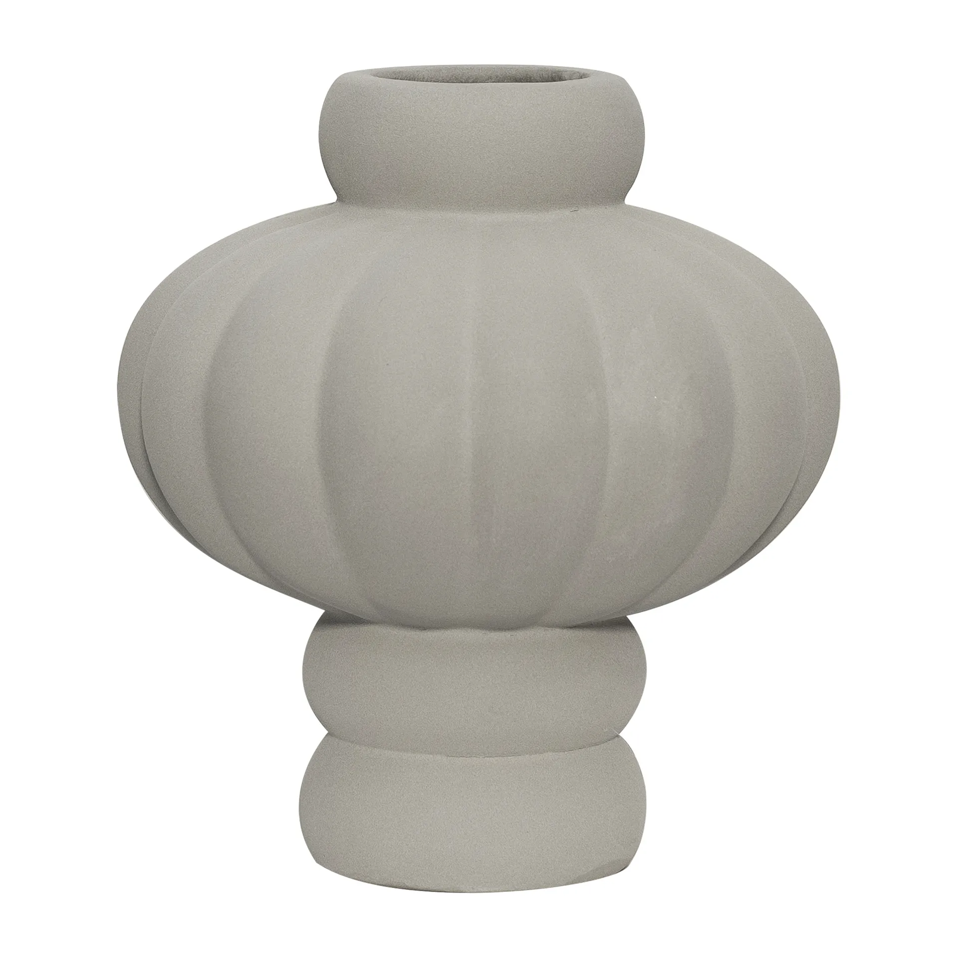 Louise Roe Vase Balloon Sanded Grey