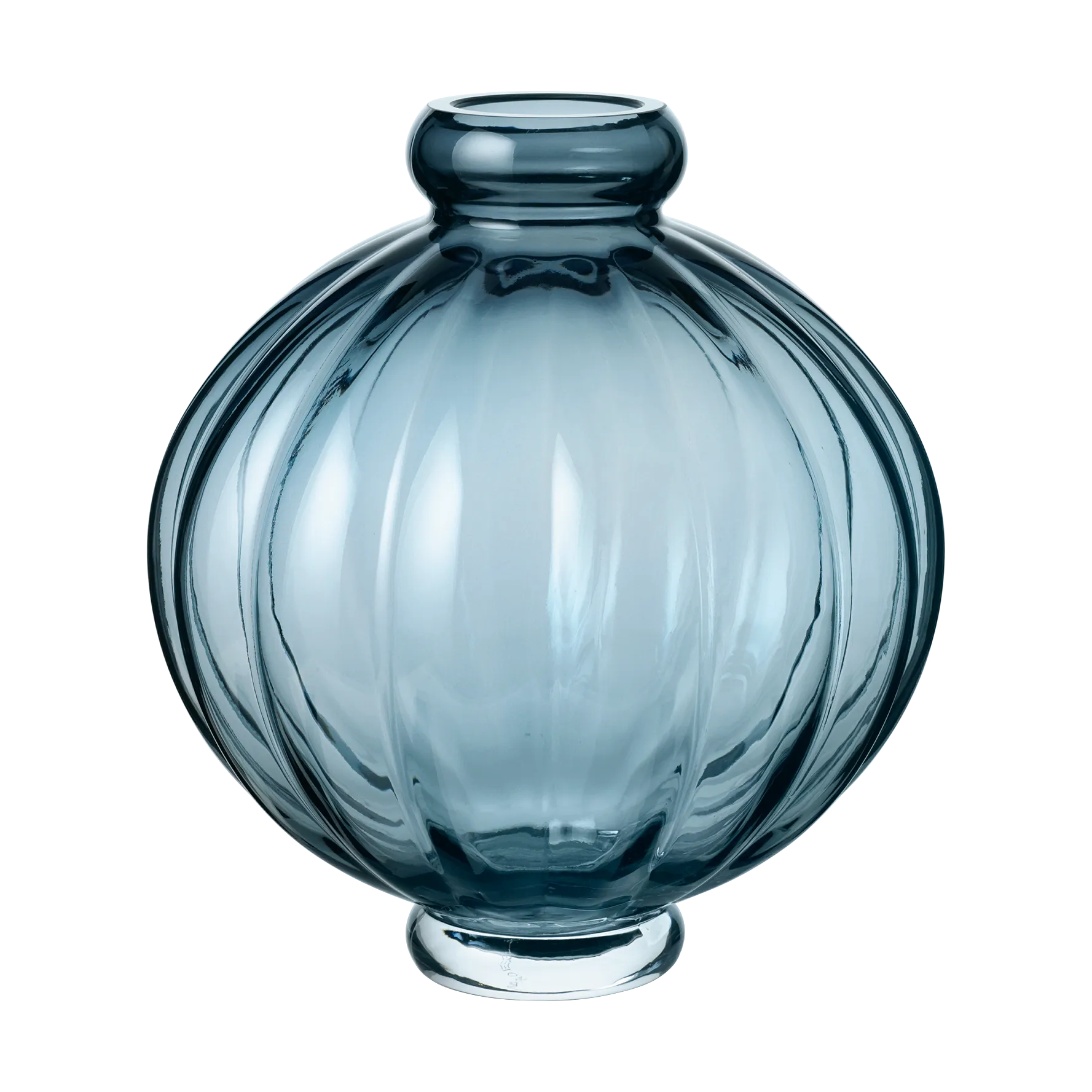 Louise Roe Vase Balloon Bleu