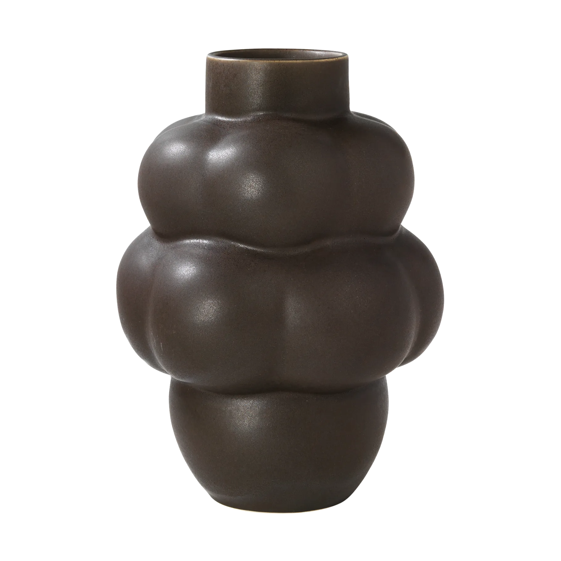 Louise Roe Vase Petit Balloon 04 Marron Boue