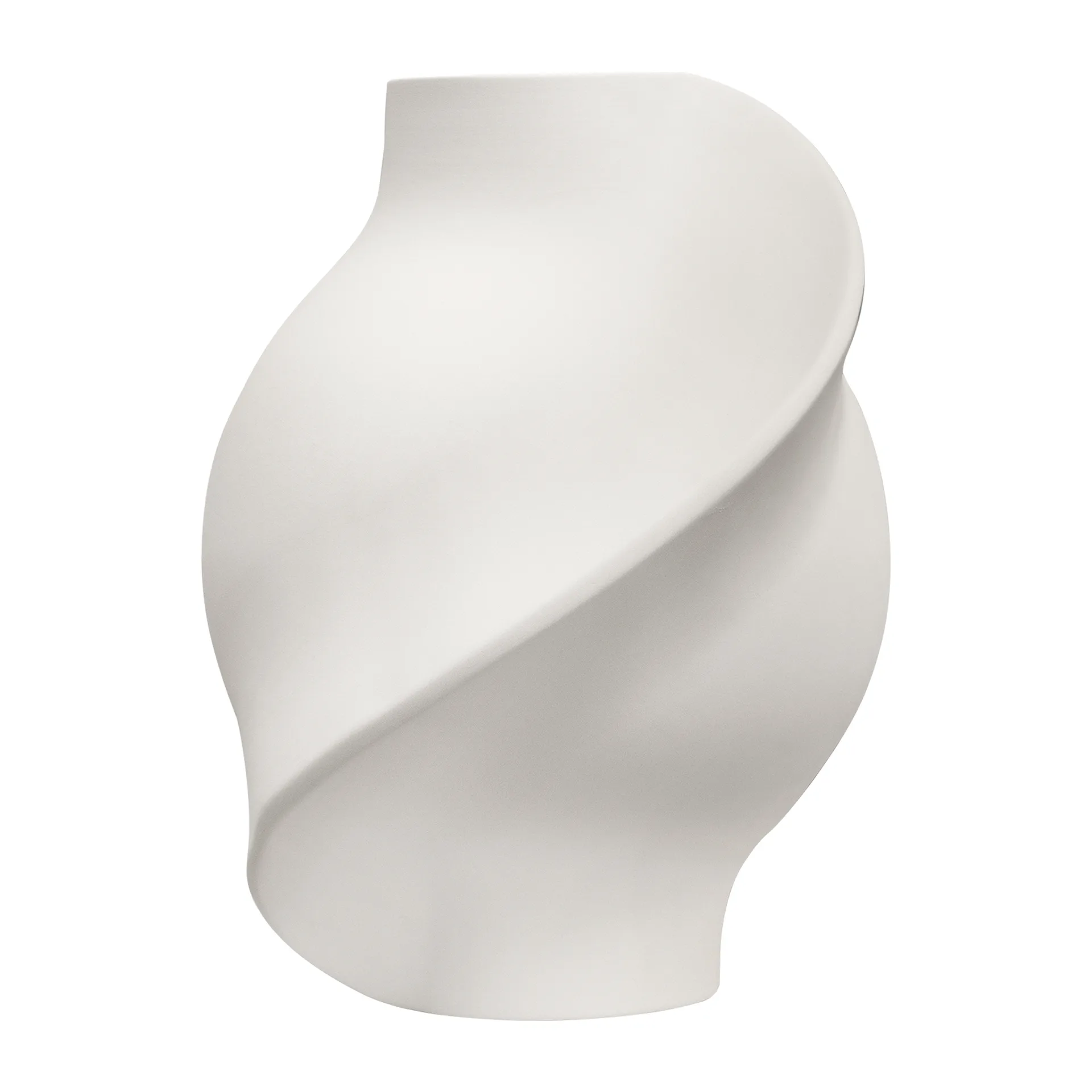 Louise Roe Vase Pirout 01 Raw White