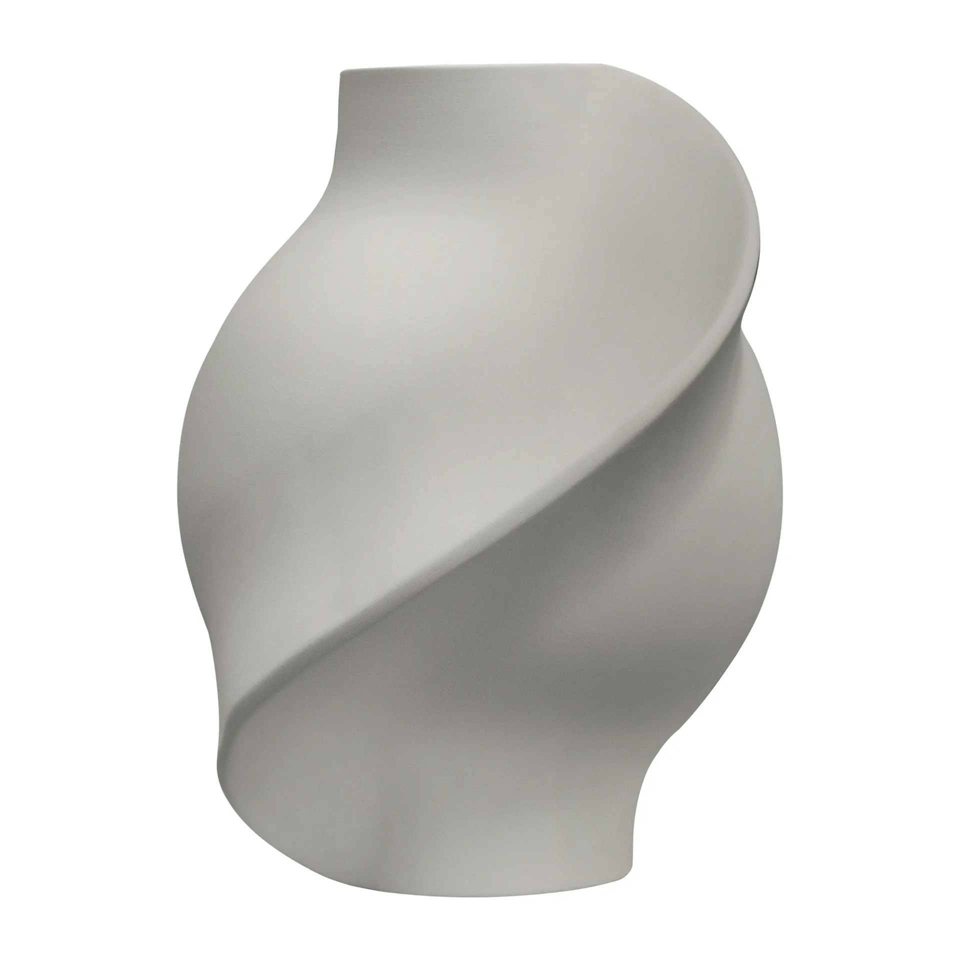 Louise Roe Vase Pirout 01 Sanded Grey