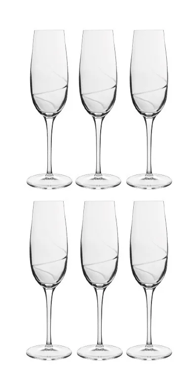 Aero champagneglas 6-pack, 23,5 cl