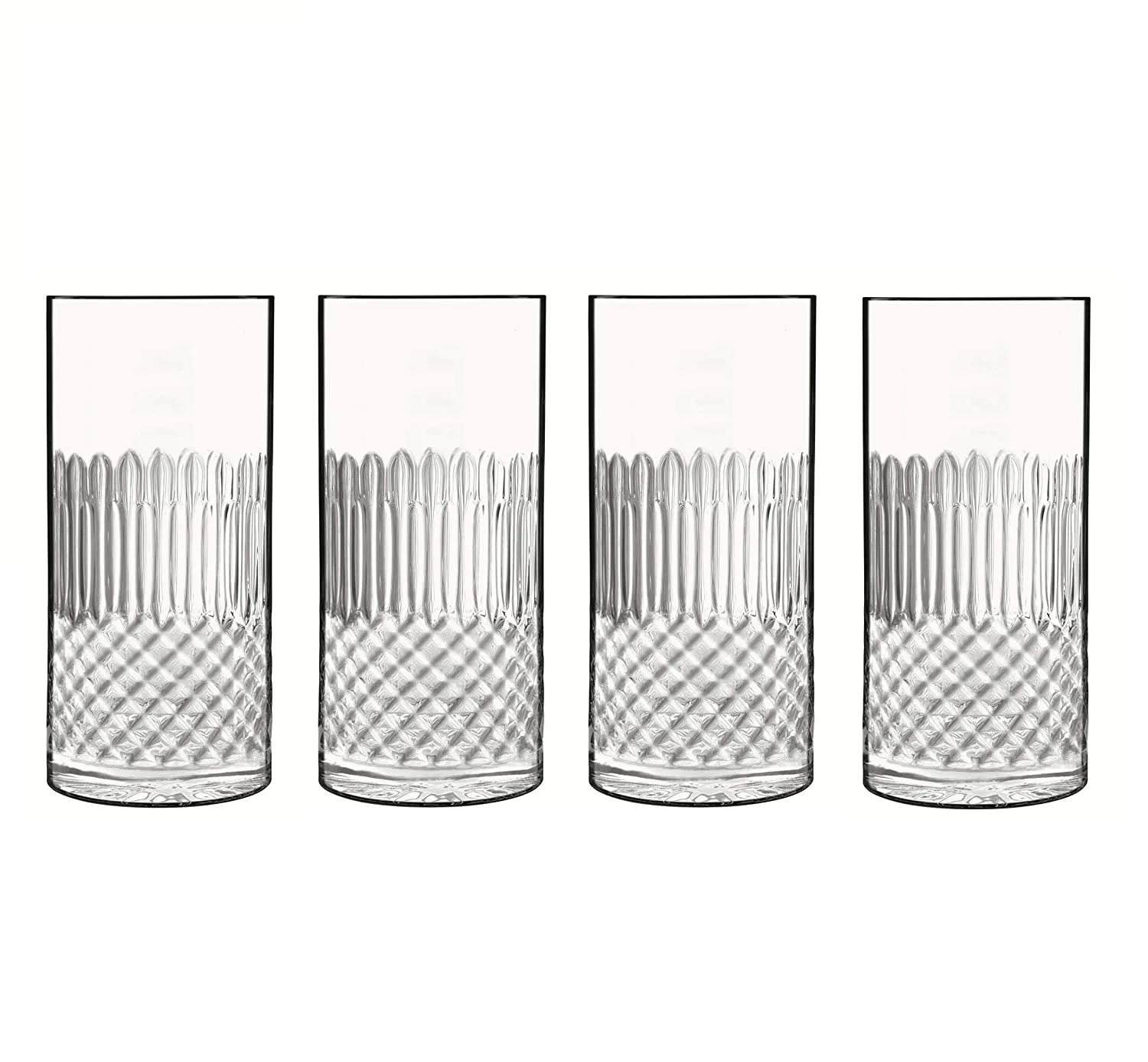 Luigi Bormioli Diamante &Ouml;lglas/Longdrinkglas 4-pack 48 cl