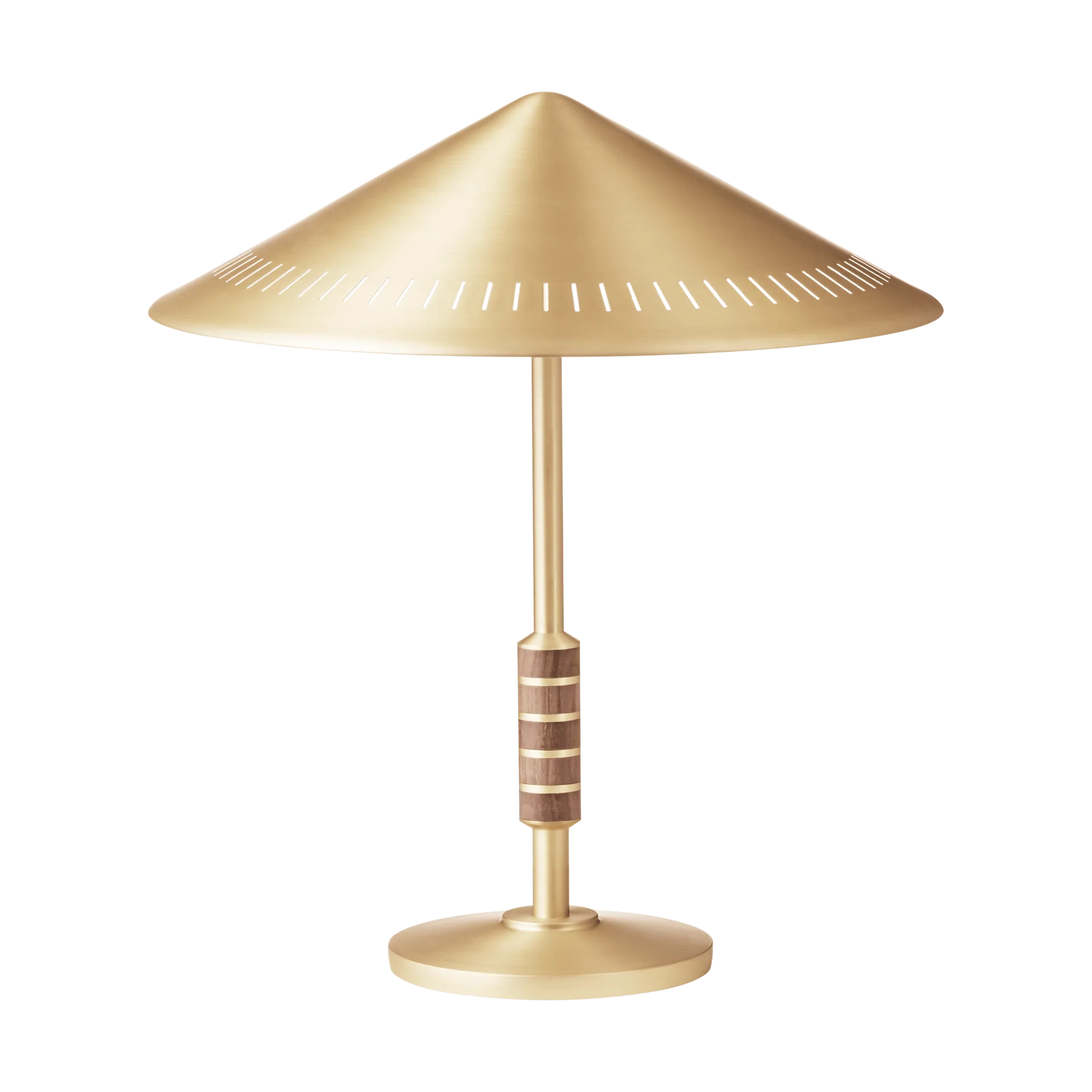 LYFA Lampe de table Governor 405 Brass-walnut