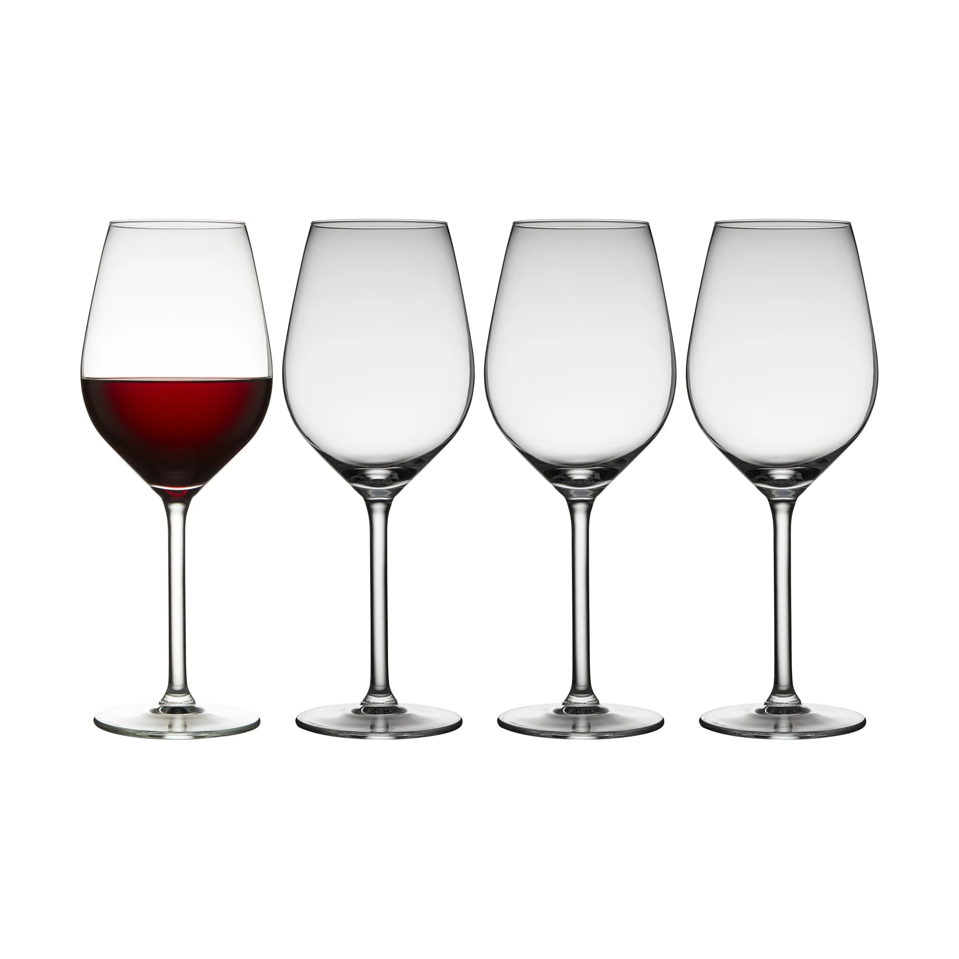 Lyngby Glas Juvel r&ouml;dvinsglas 50 cl 4-pack Klar