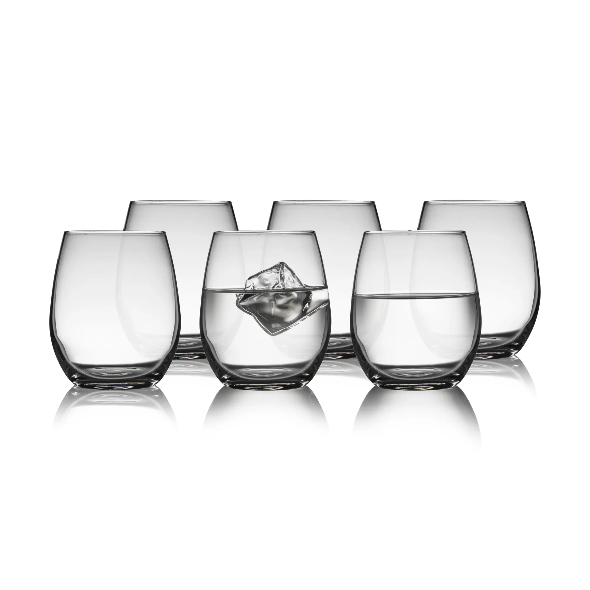 Lyngby Glas Juvel vandglas 39 cl 6-pak Klar
