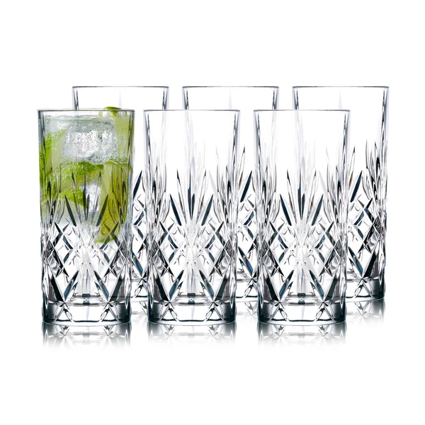 Melodia highballglas 36 cl 6-pack, Kristall
