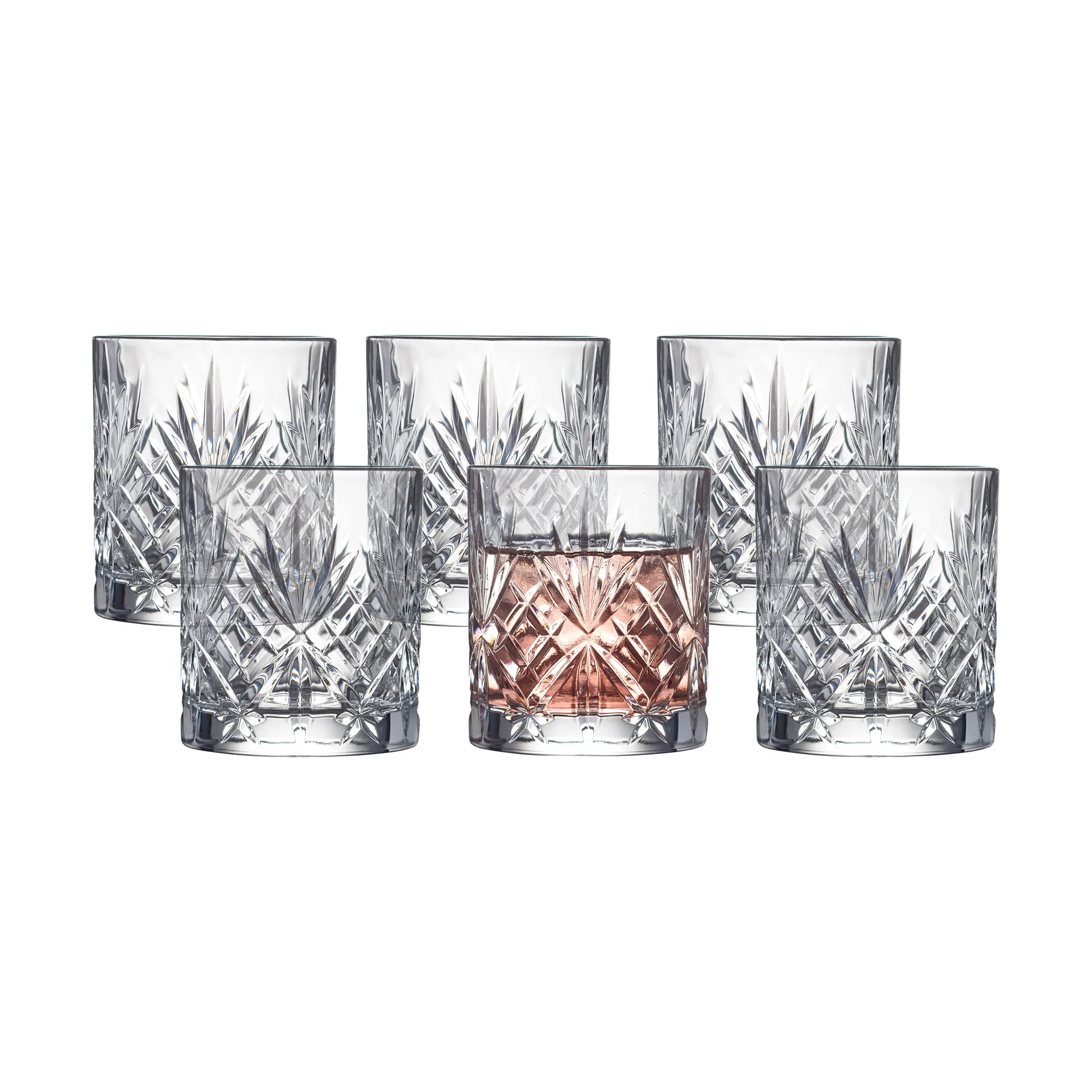 Lyngby Glas Krystal Melodia Vandglas - 23 cl - 6 stk.