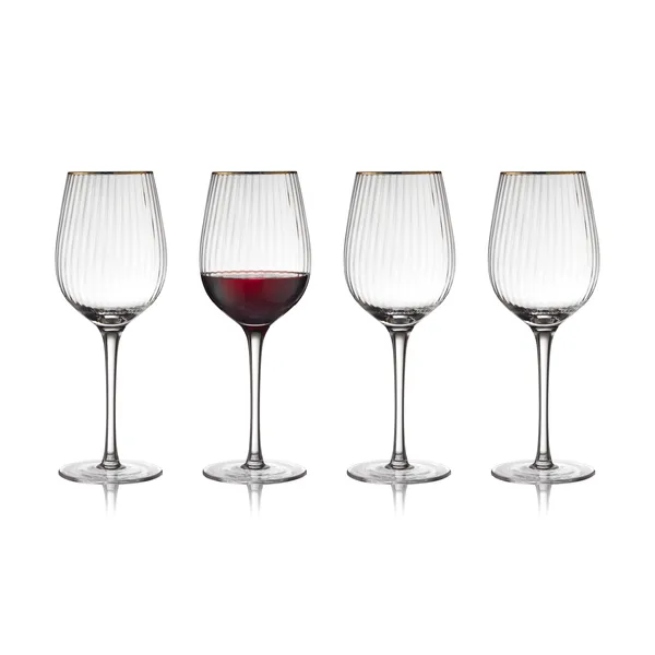 Palermo Gold rödvinsglas 40 cl 4-pack, Klar