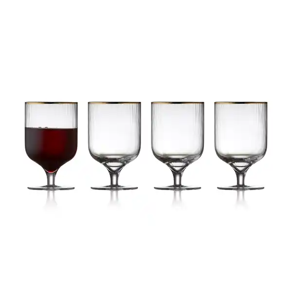 Palermo Gold vinglas 30 cl 4-pack, Klar