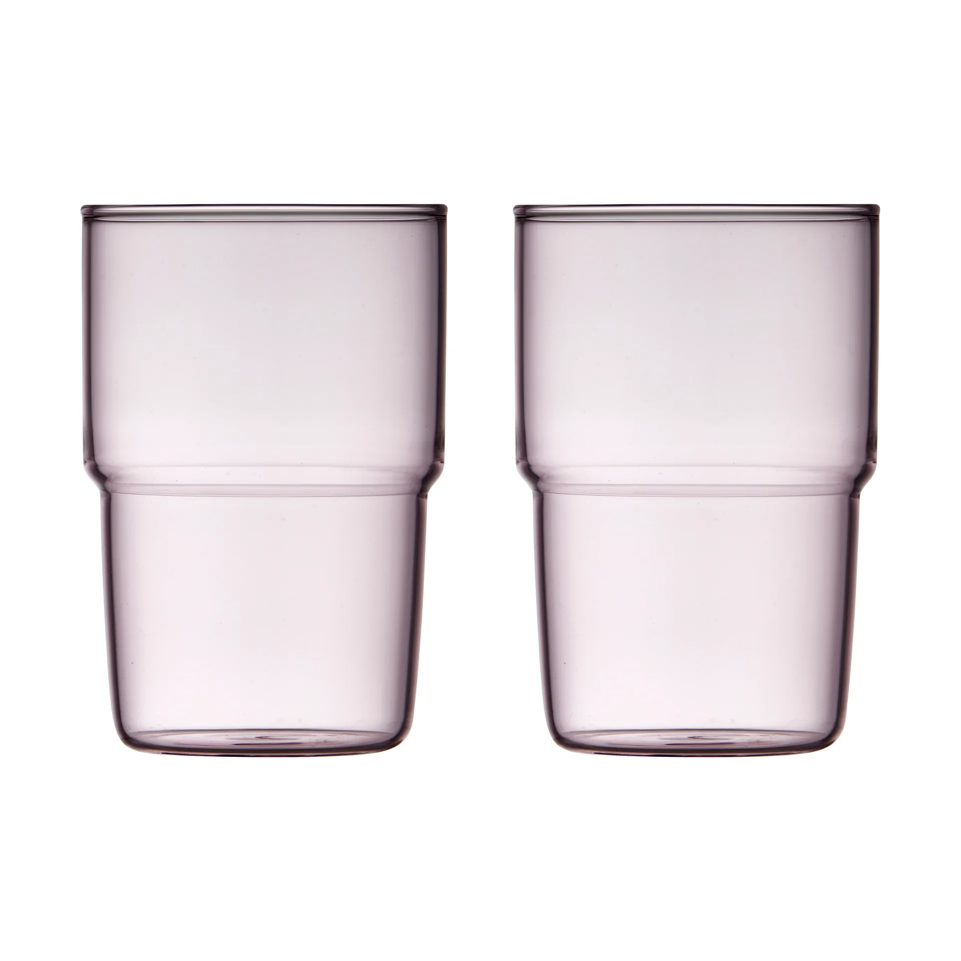 Lyngby Glas Torino glas 40 cl 2-pak Pink