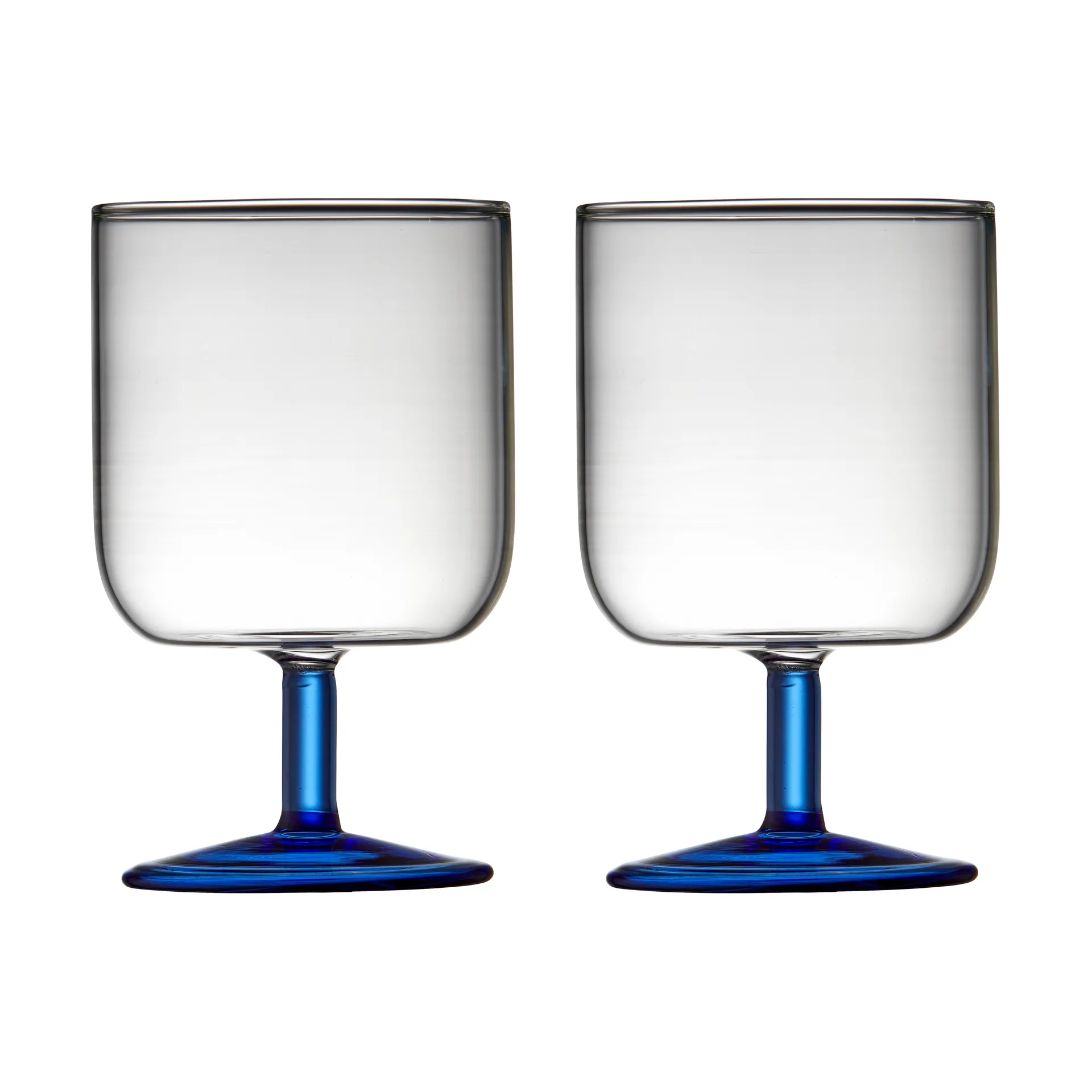Lyngby Glas Torino vinglas 30 cl 2-pak Clear-blue
