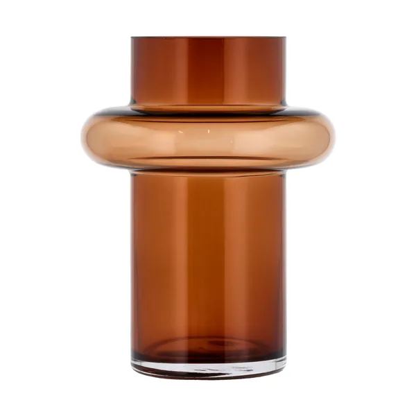 Tube vas glas 20 cm, Amber