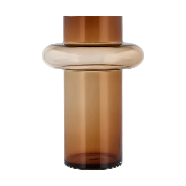 Tube vas glas 30 cm, Amber