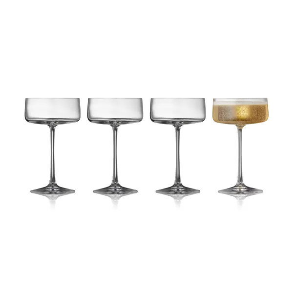 Zero champagneglas coupe 26 cl 4-pack, Kristall