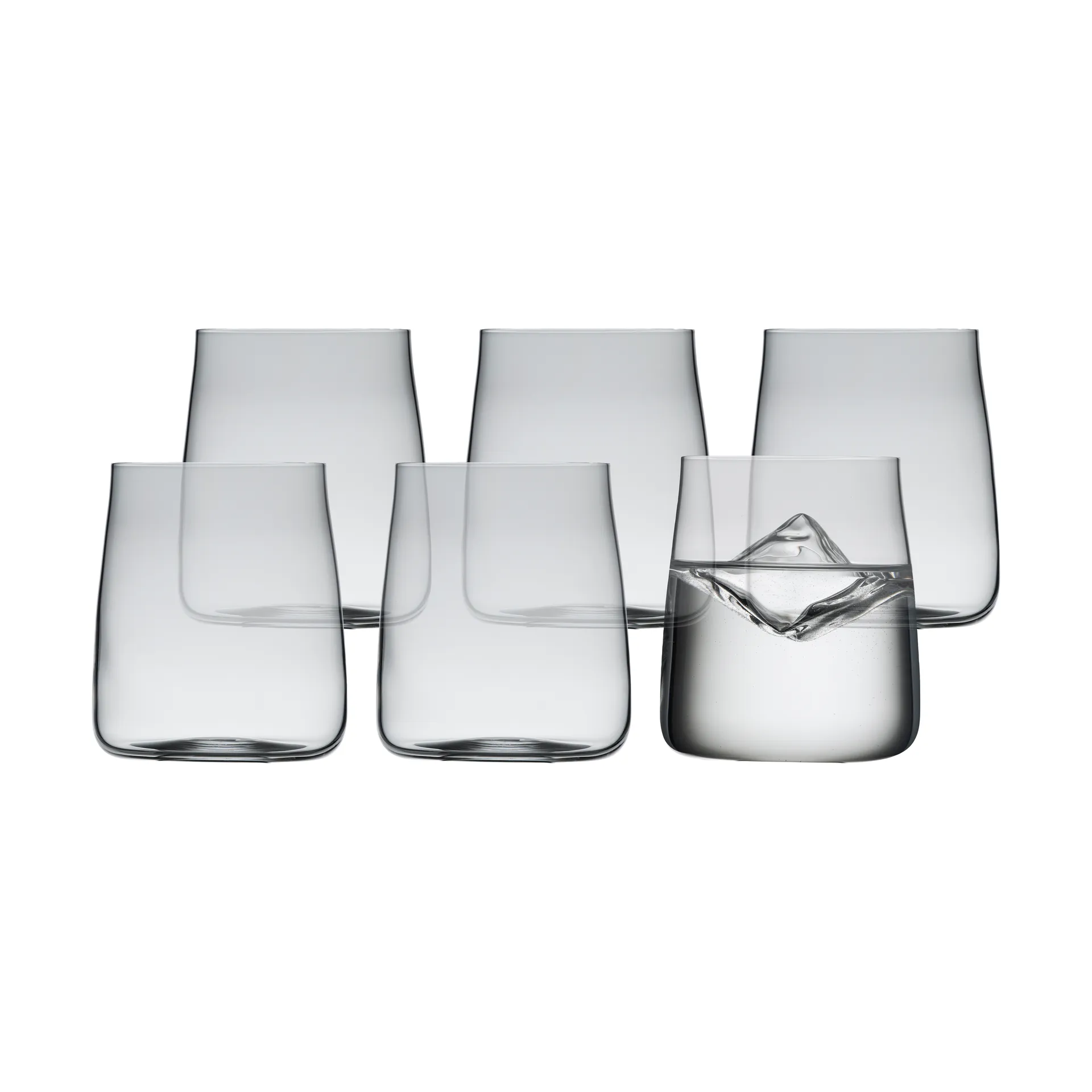Lyngby Glas Zero vattenglas 42 cl 6-pack Kristall