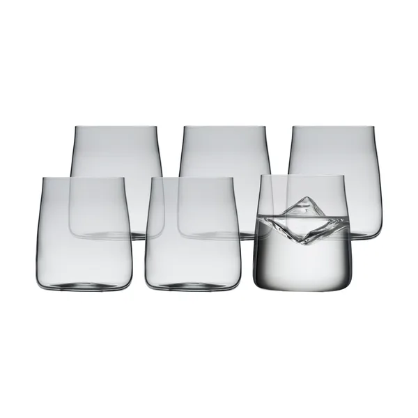 Zero vattenglas 42 cl 6-pack, Kristall