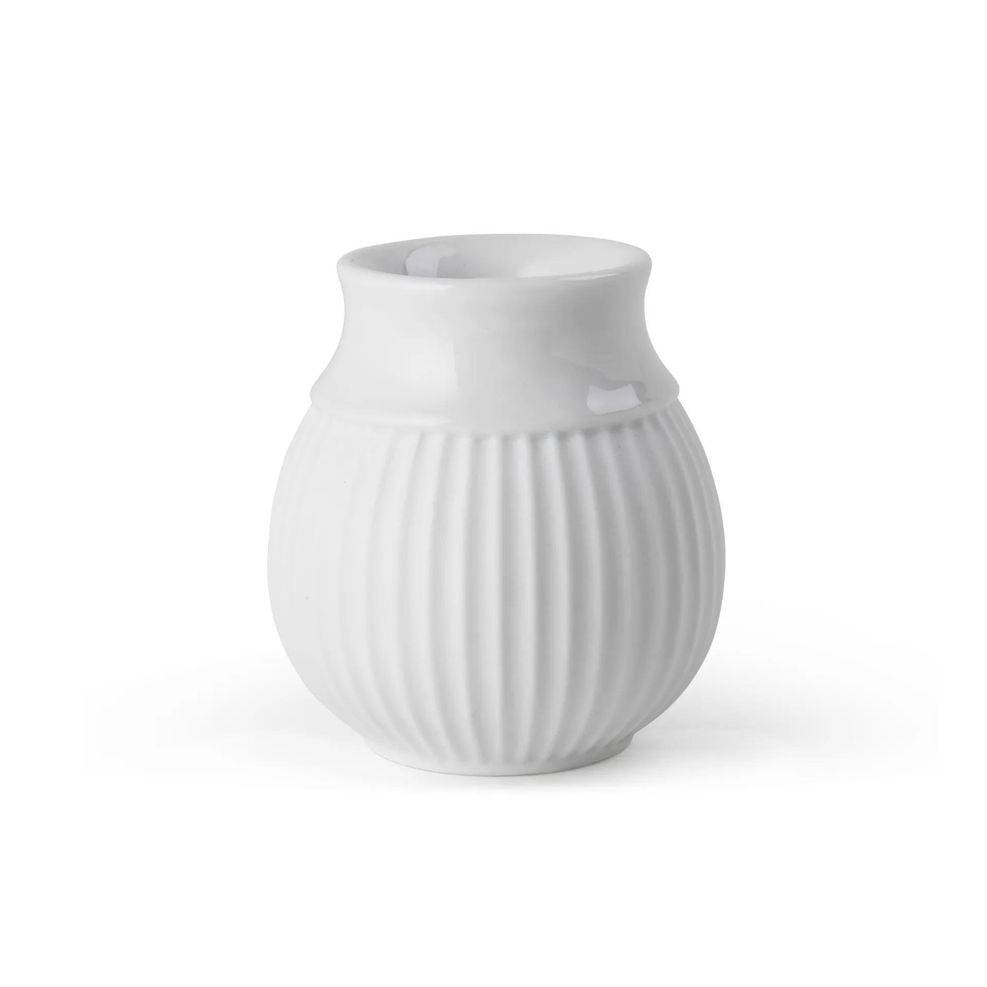 Lyngby Porcelæn - Curve Kronelysestage H7 cm, hvid