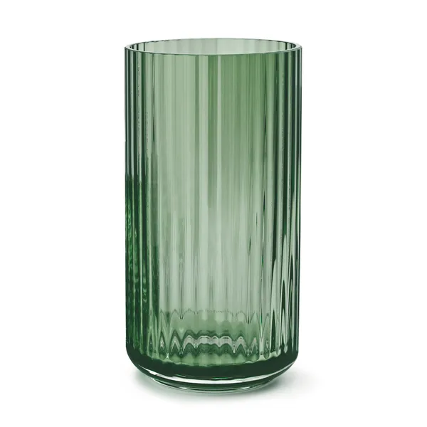 Lyngby vas glas grön, 20 cm