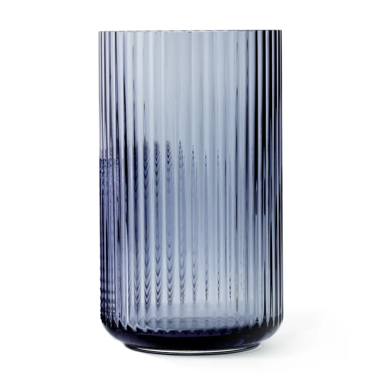 Lyngby Porcel&aelig;n Lyngby vas glas midnattsbl&aring; 31 cm