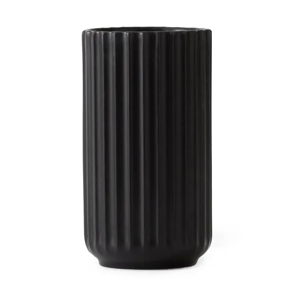 Lyngby vas svart matt, 12 cm