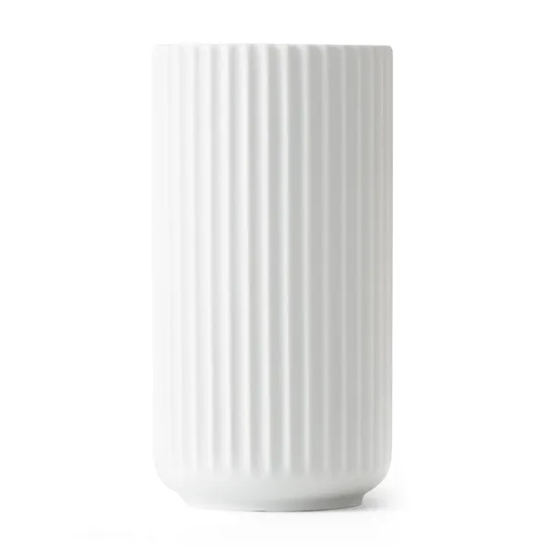 Lyngby vas vit matt, 20 cm