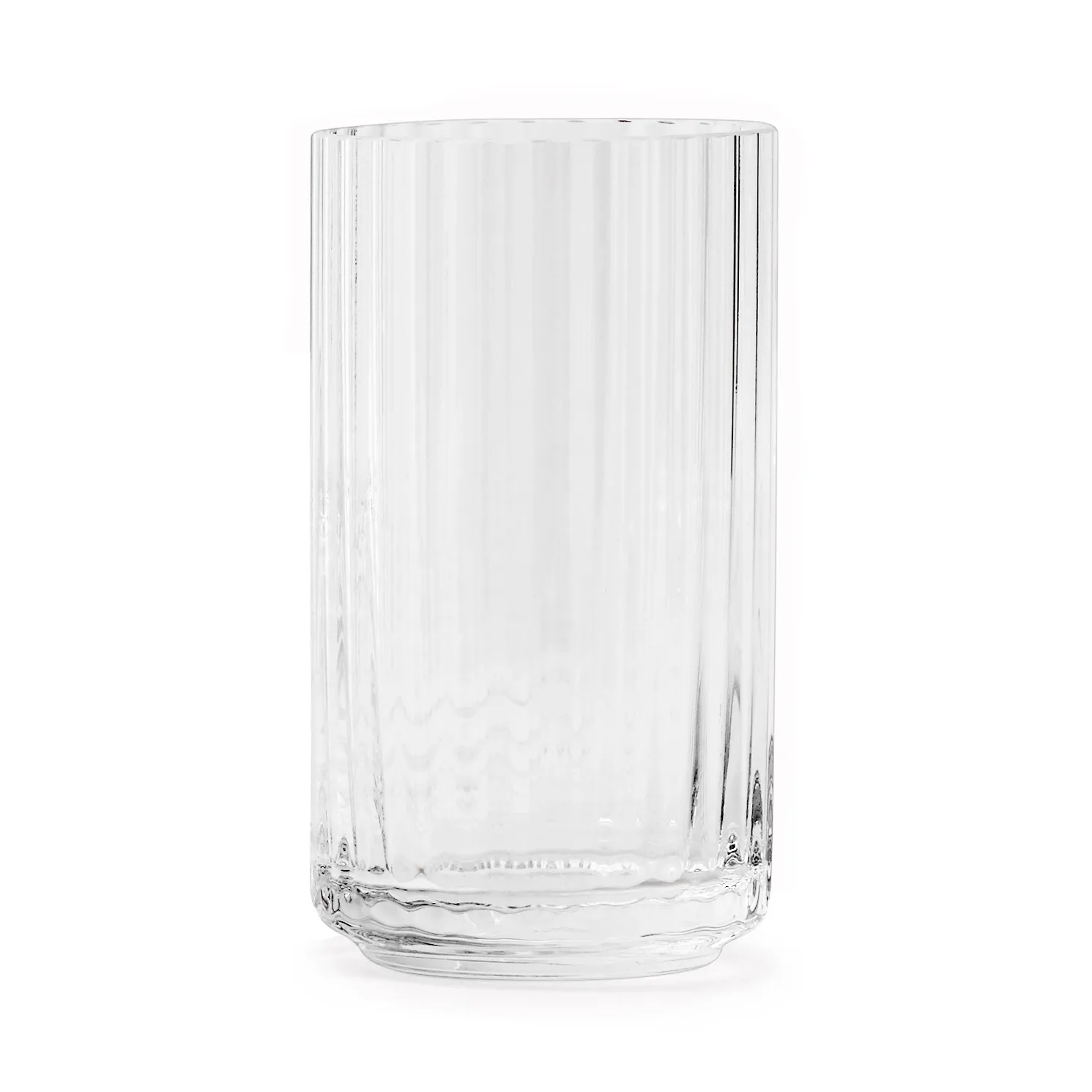 Lyngby Porcelæn - Lyngbyvase H31 klar mundblæst glas