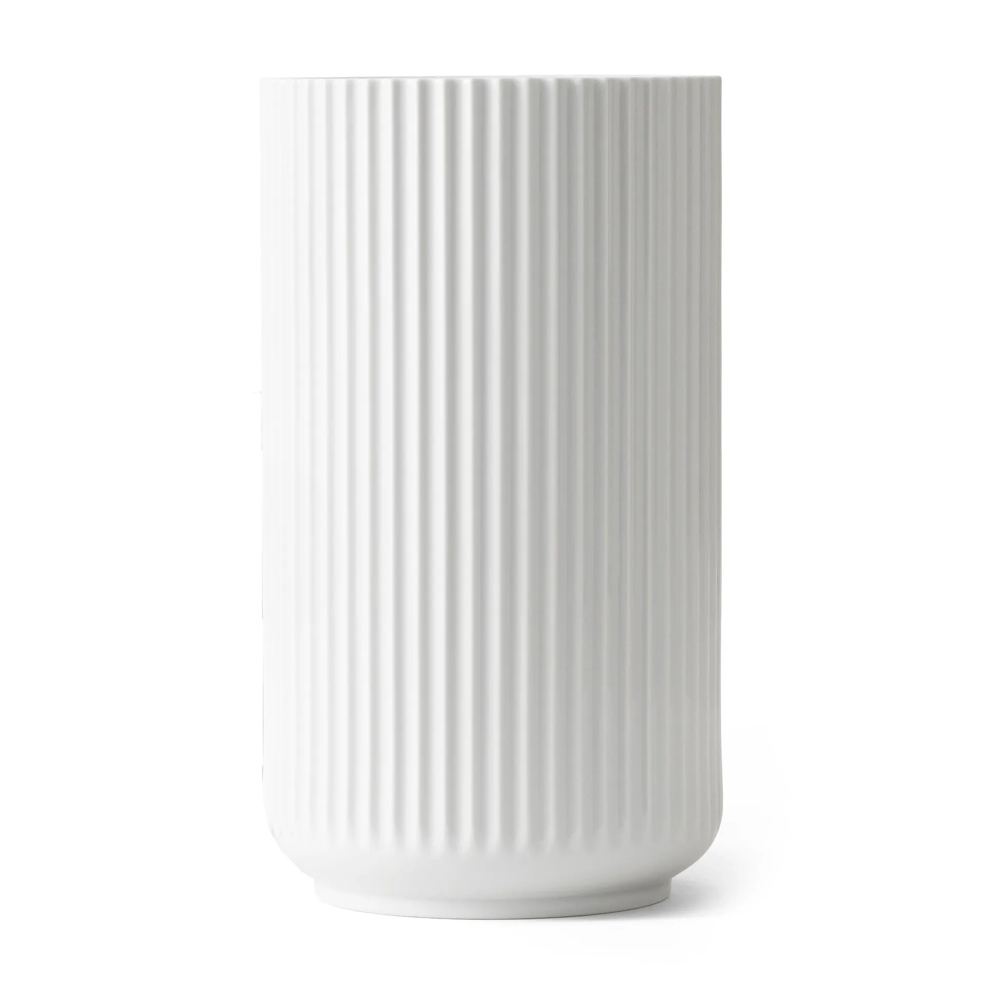 Lyngby Porcelæn - Lyngbyvase H31 hvid porcelæn