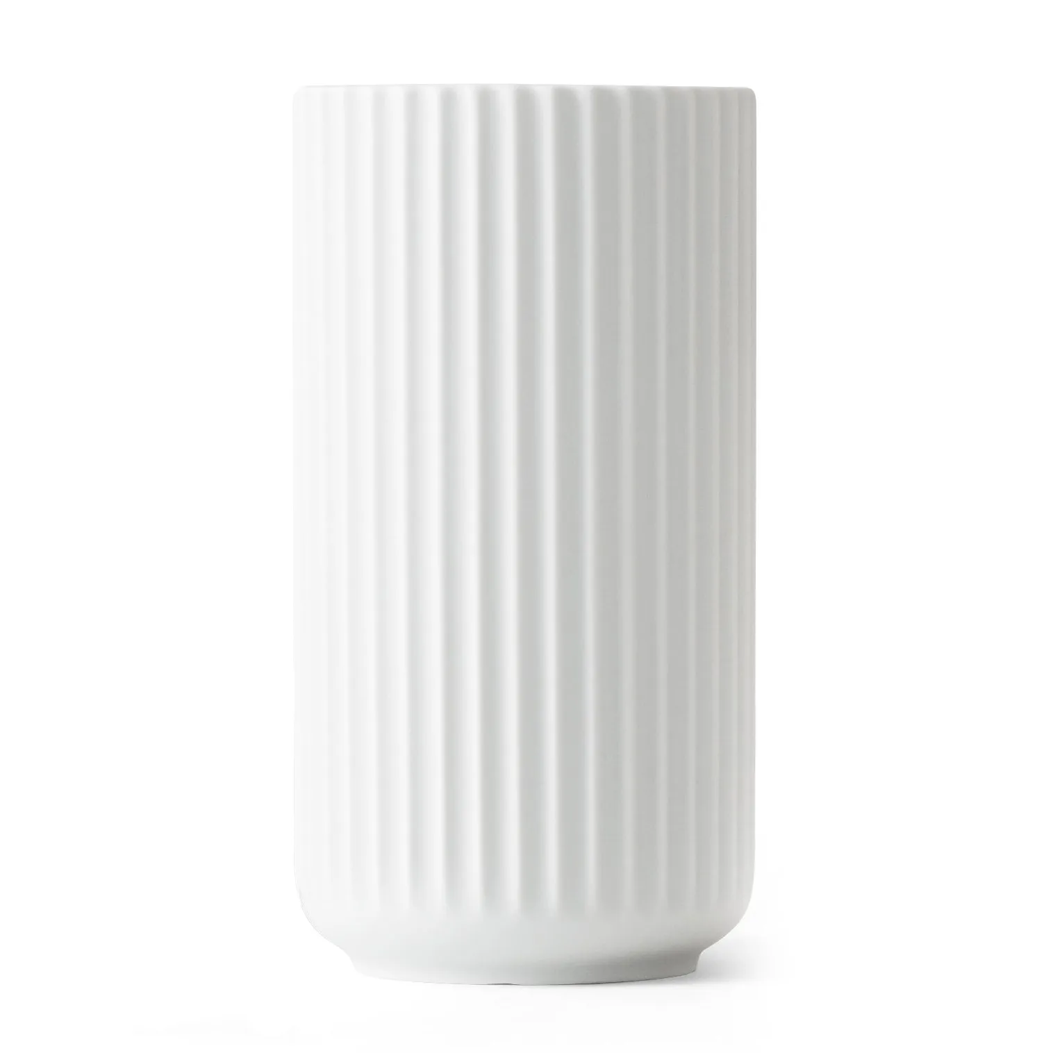 Lyngby Porcelæn - Lyngby Vase H20.5 cm mat hvid porcelæn
