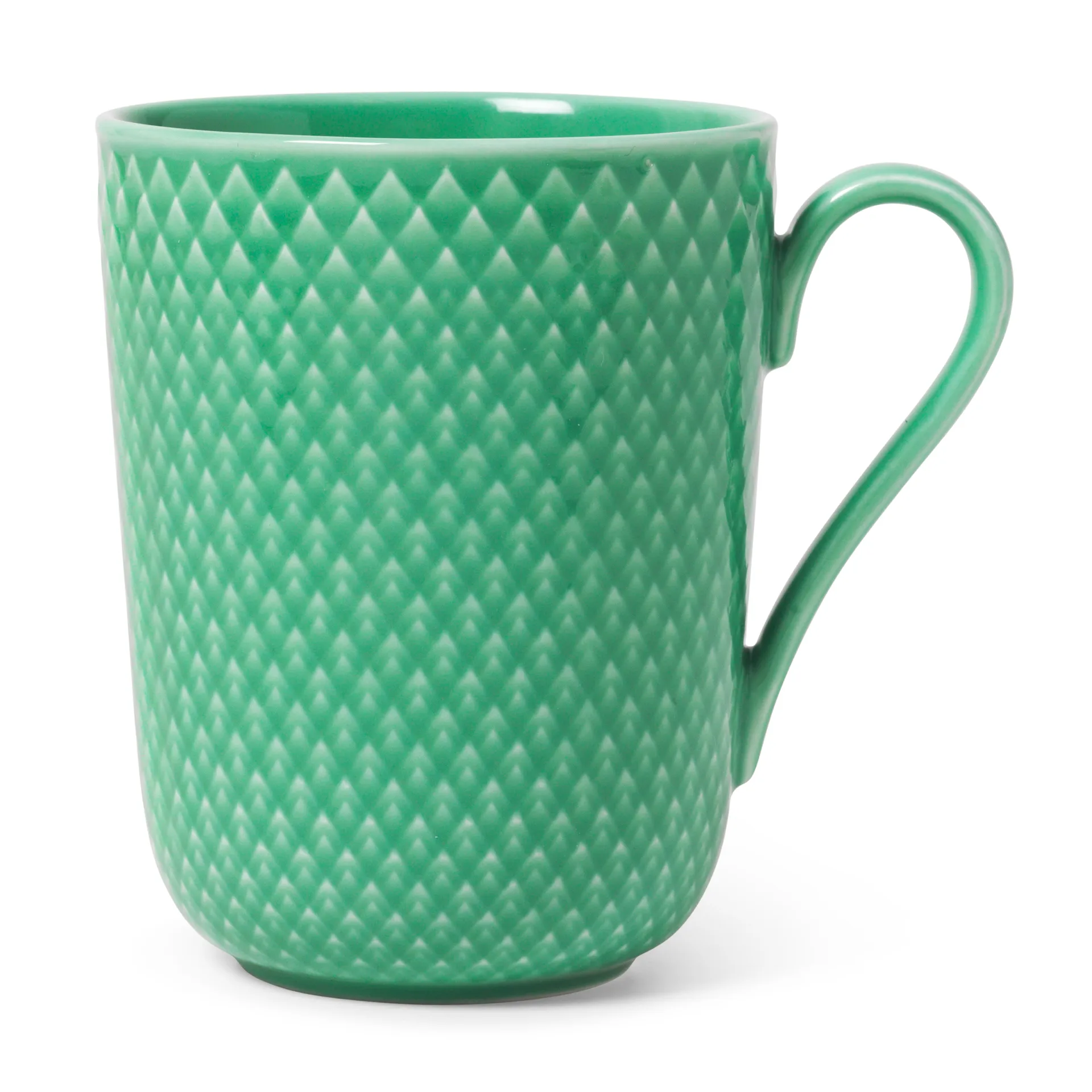 Lyngby Porcelæn - Rhombe Color Krus Med Hank - 33 Cl - Grøn