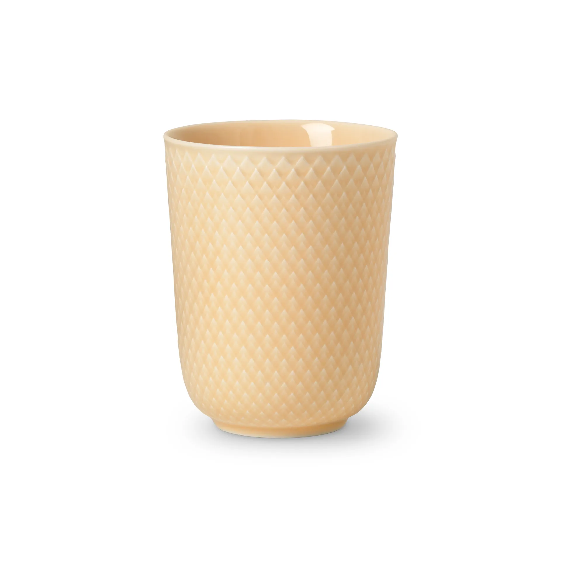 Lyngby Porcelæn - Rhombe Krus 33 cl sand porcelæn