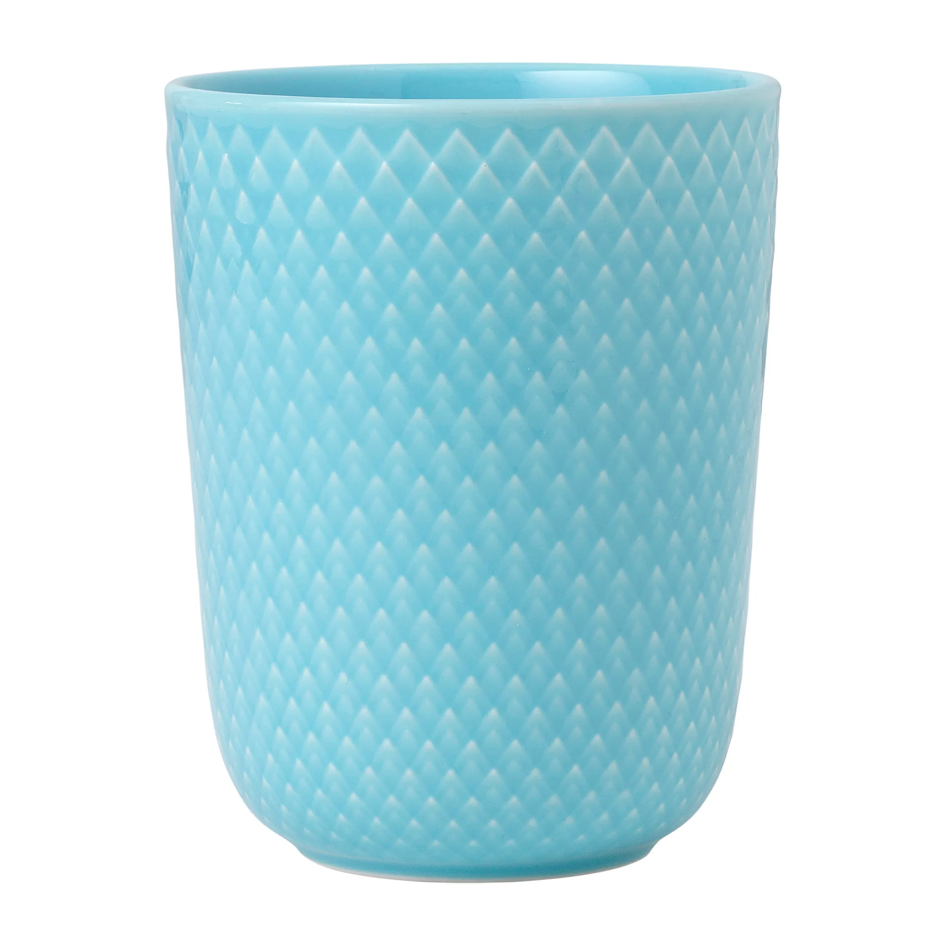 Lyngby Porcelæn - Rhombe Color Krus 33 Cl - Turkis