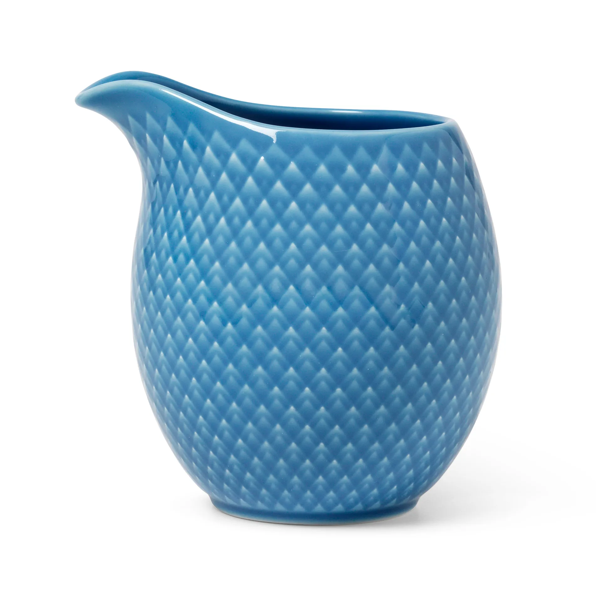 Lyngby Porcelæn - Rhombe Color Mælkekande 39 Cl - Blå