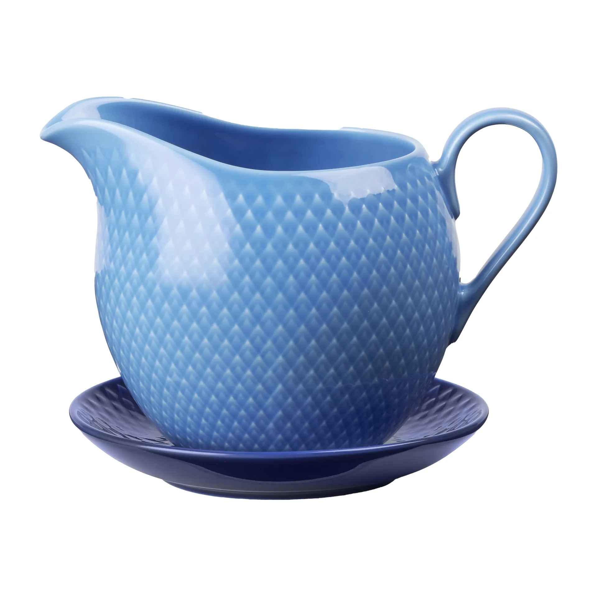 Lyngby Porcel&aelig;n Rhombe s&aring;skanna 67 cl Bl&aring;