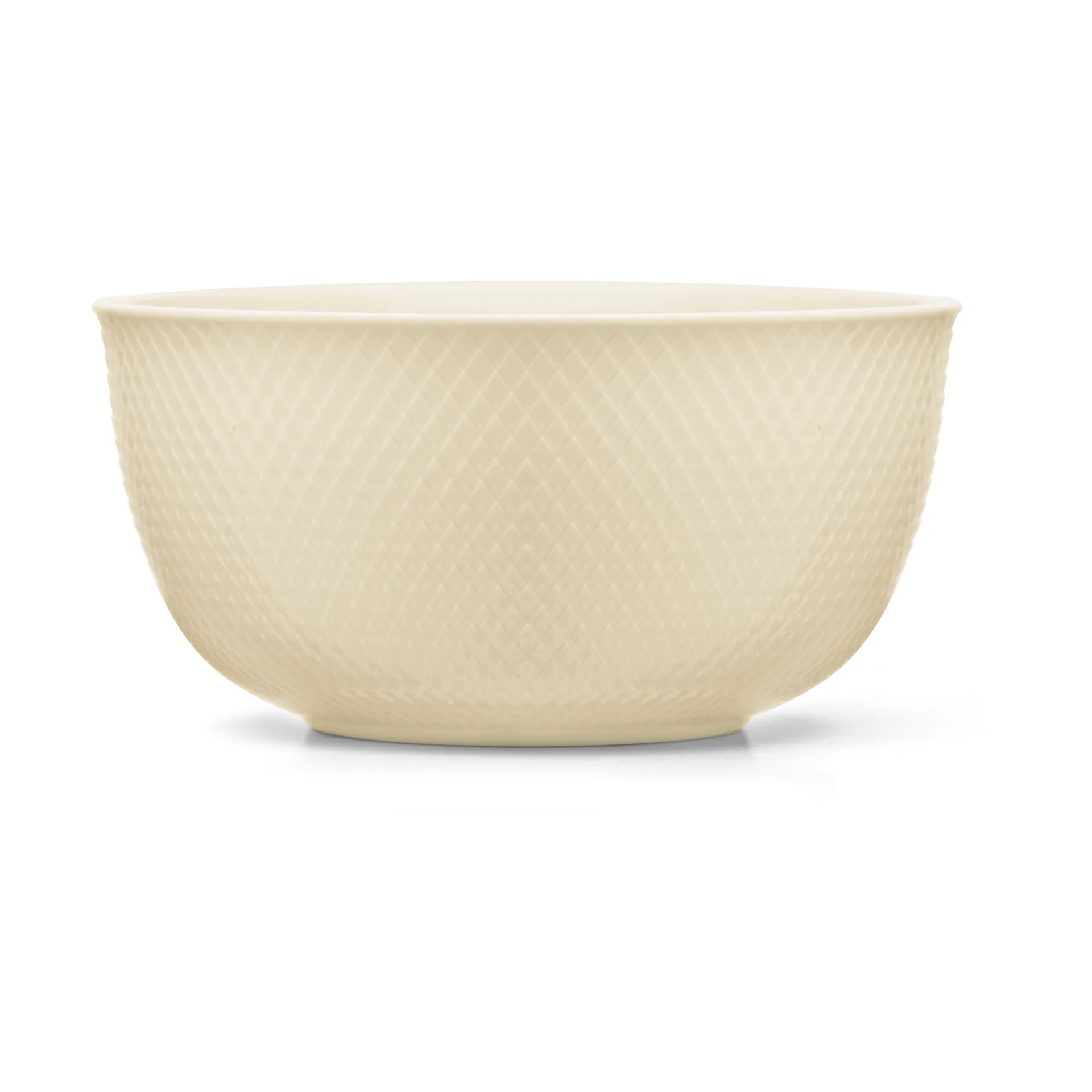 Lyngby Porcelæn - Rhombe Earth Serveringsskål Ø22 cm marble, hvid