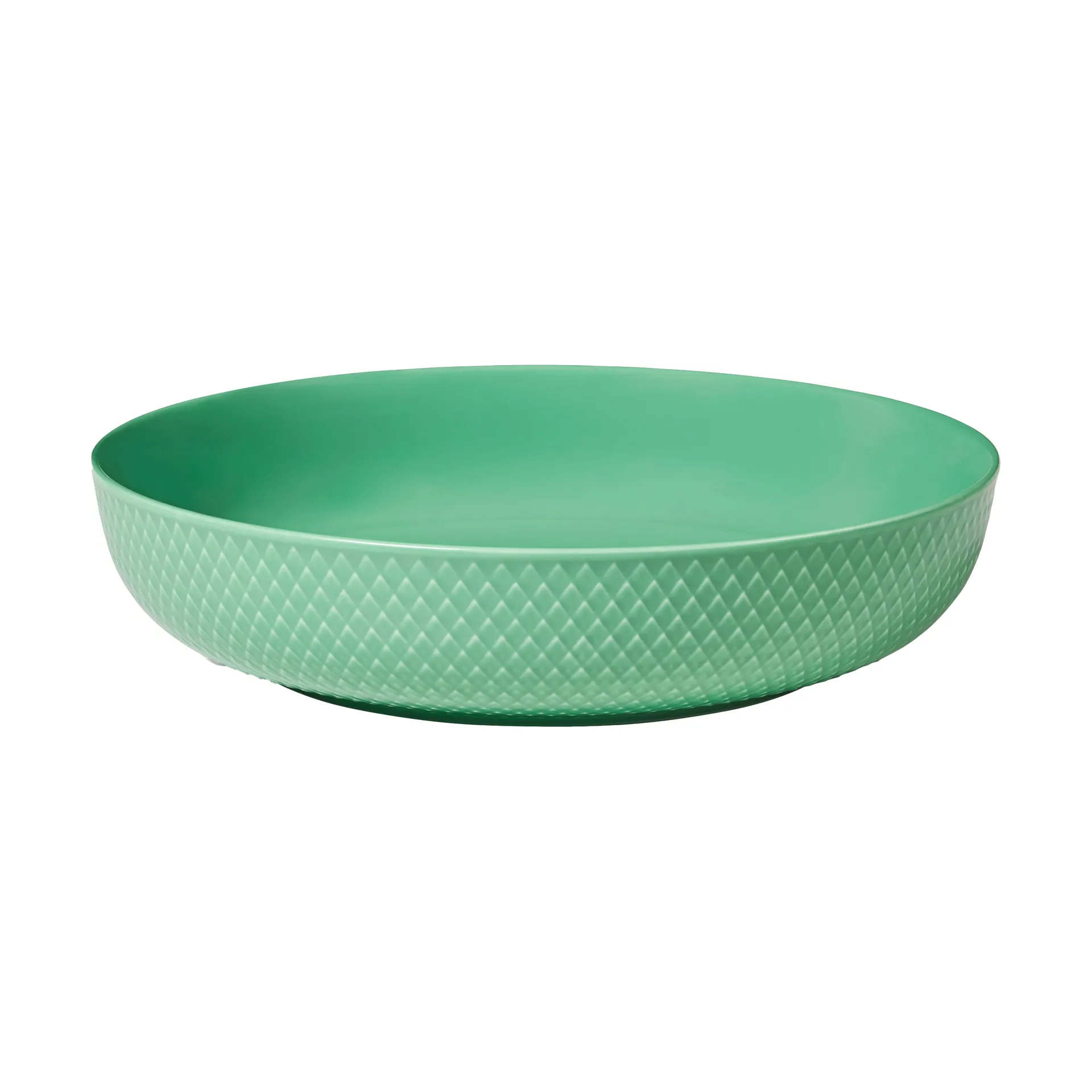 Lyngby Porcelæn - Rhombe Color Serveringsskål 28,5 Cm - Grøn